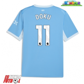 Manchester City Jeremy Doku #11 Primera Equipación 2026-27 Manga Corta